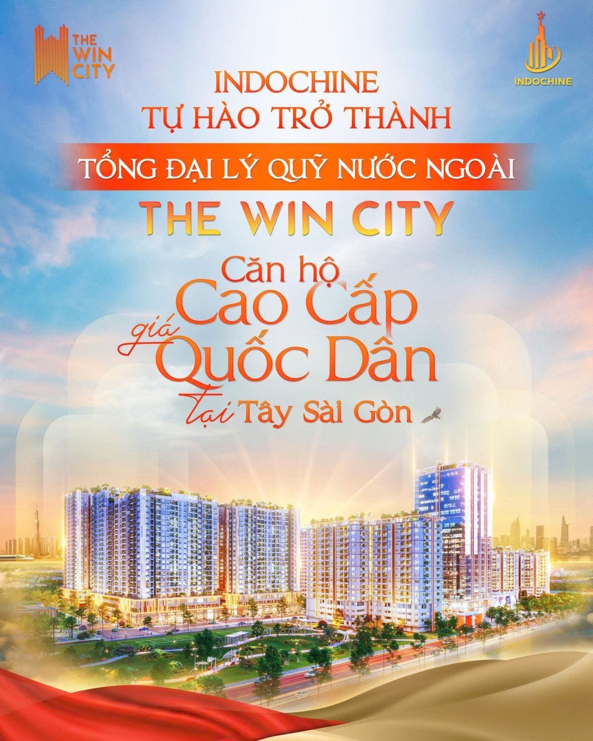 INDOCHINE proudly named master distributor of The Win City — Western Saigon's mixed-use tower complex
