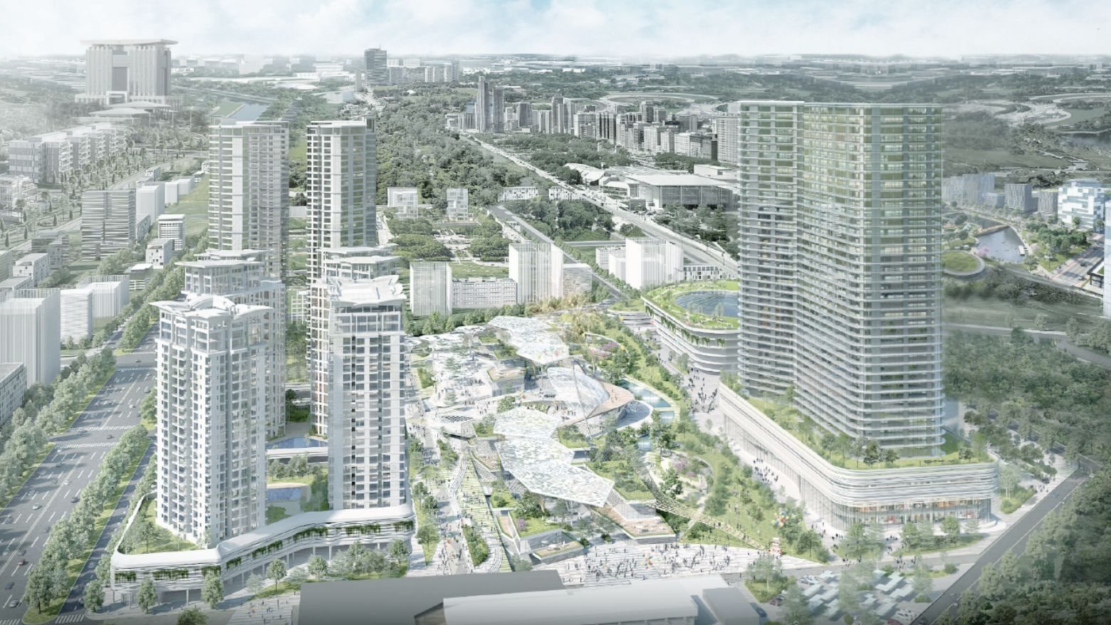 Binh Duong New City aerial
