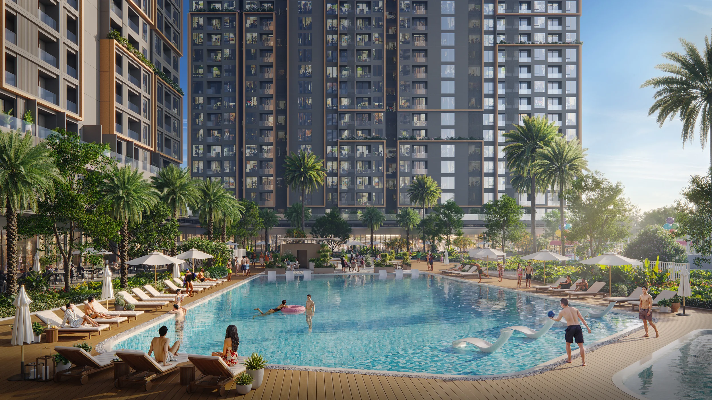 Resort outdoor pool