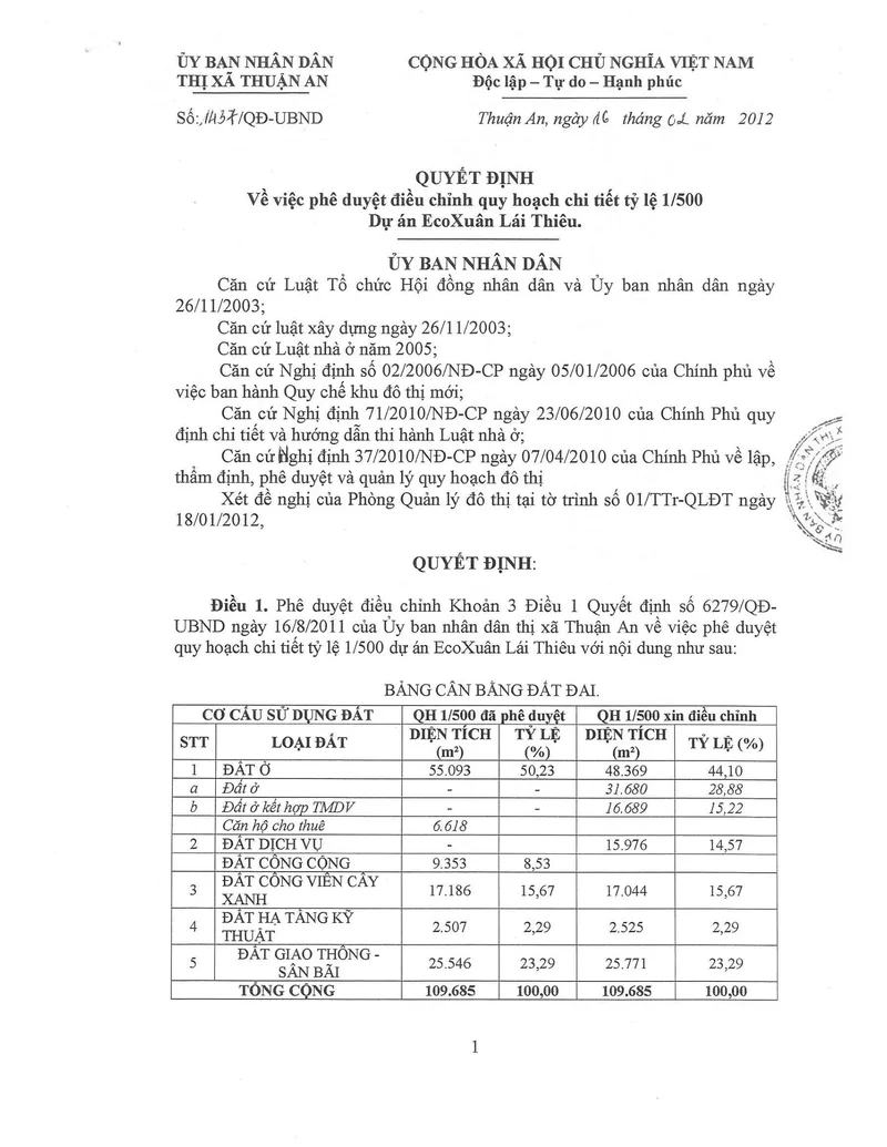 1/500 Plan · Earlier Adjustment · first page